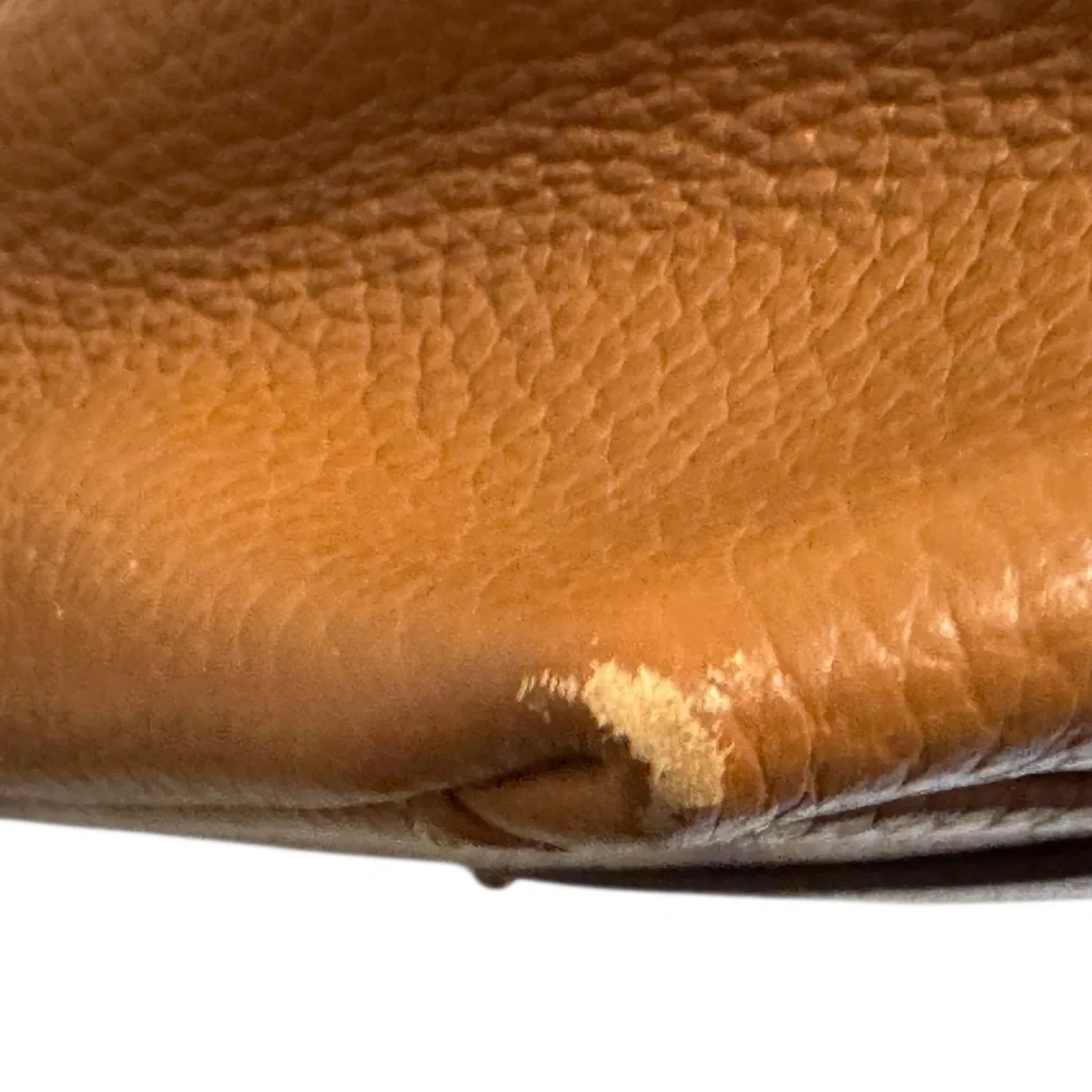 Dooney & Bourke Brown Leather Satchel - Picture 5 of 8